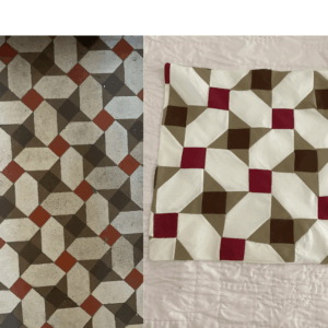 carrelage Barcelone art nouveau patchwork quilt artisanat textile