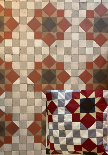 mosaïque art nouveau carreau dalle Barcelona