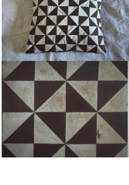 carrelage Barcelone art nouveau dalle coussin inspiration